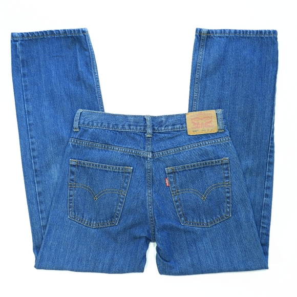Levi's 550 Jeans boys size 14 Reg w27 xL27 blue pants - Picture 1 of 10
